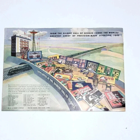 Railroading with American Flyer 1946 Gilbert Hall of Science Scale Model - Picture 4 of 4